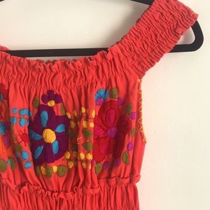 MWT Mexican embroidered dress.